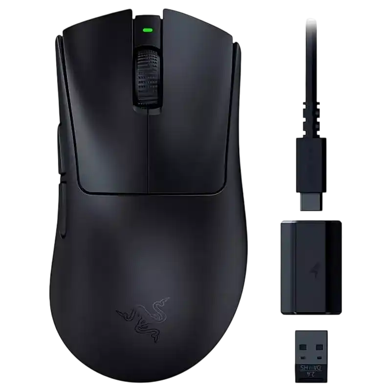 Mouse Razer DeathAdder V3 Cu fir / Fără fir Negru