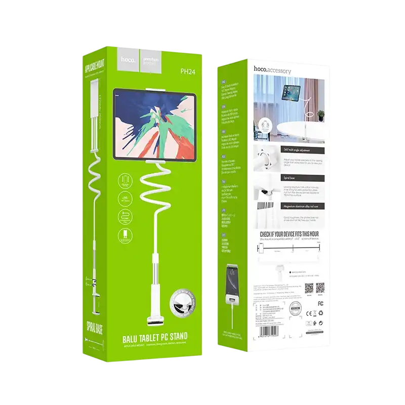 Suport pentru telefon de birou Hoco PH24 Alb