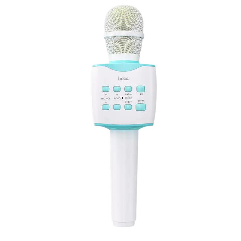 Купить  Микрофоны - Караоке микрофон Hoco BK5 Беспроводной Синий..