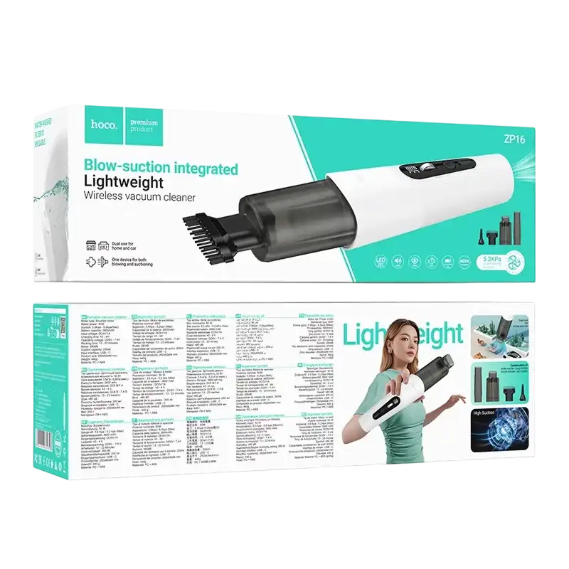 Aspirator Manual Hoco ZP16 Alb