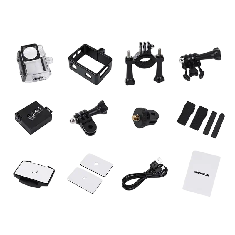 Cameră Video Sport Hoco DV102 Negru