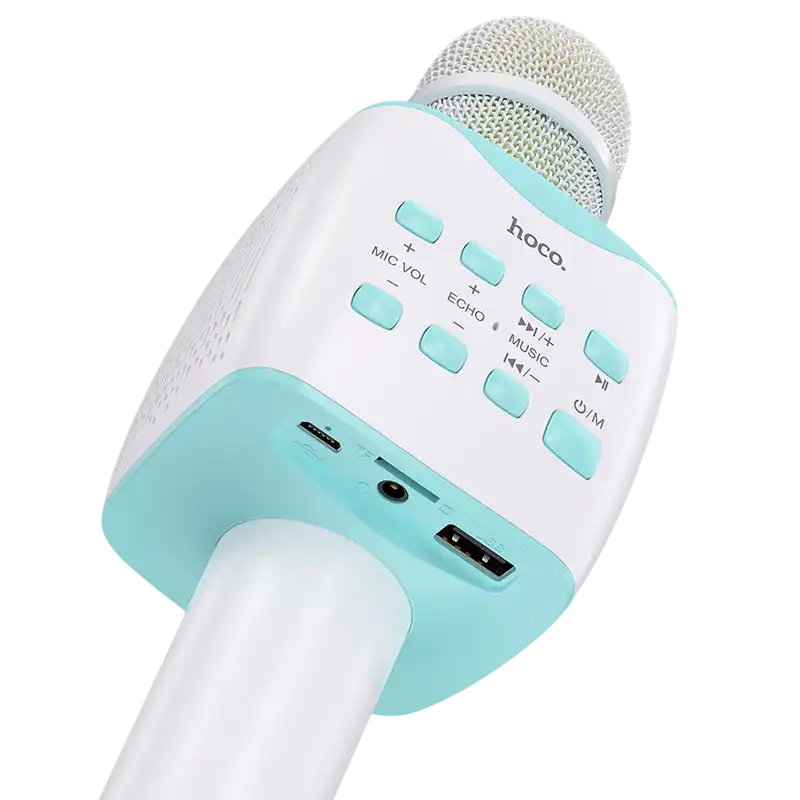 Microfon Karaoke Hoco BK5 Fără fir Albastru