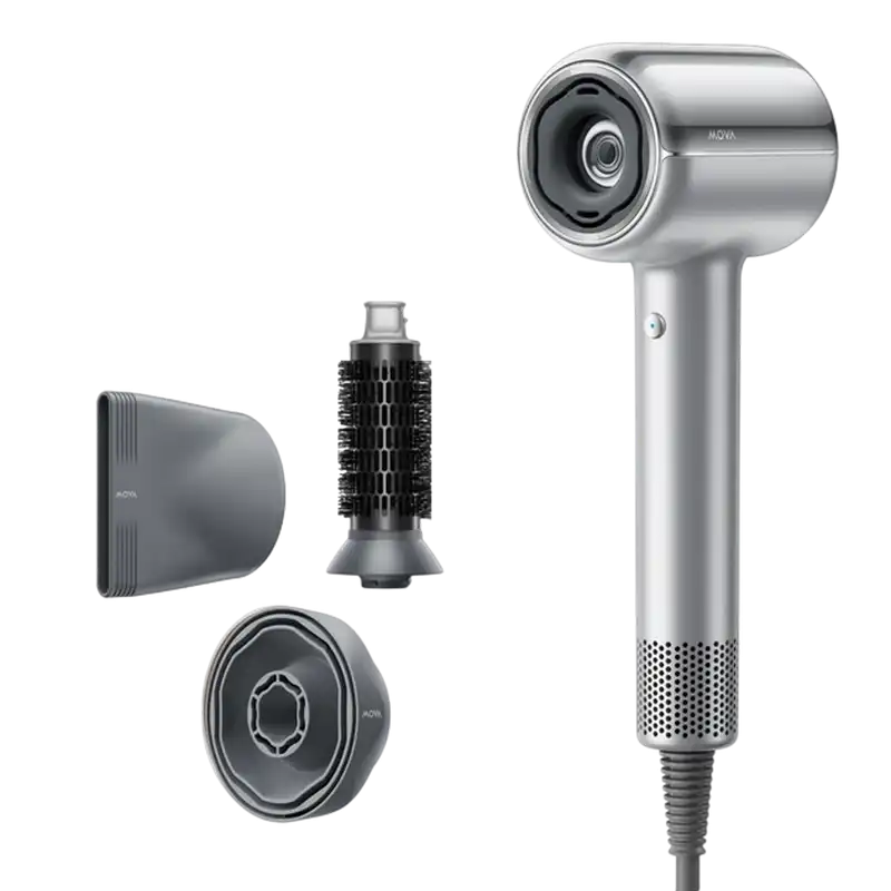 Uscător de păr Mova Shine 20 Argintiu
