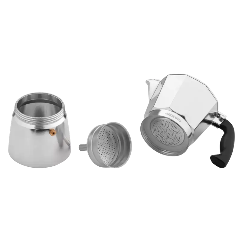 Гейзерная кофеварка Ardesto AR0806AG Gemini Cremona Нержавеющая сталь