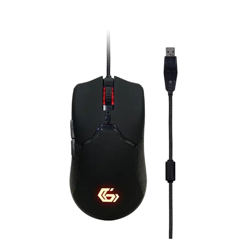 Set Tastatură + Mouse + Mouse Pad + Căști Gembird GGS-UMGL4-01 Membrană Negru