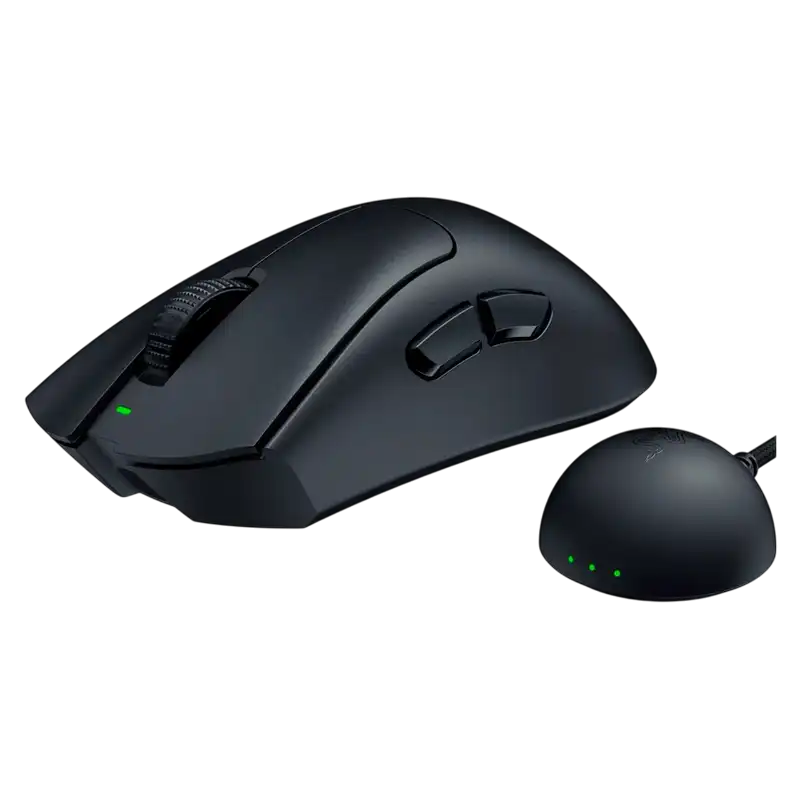 Gaming Mouse Razer DeathAdder V4 Pro Cu fir / Fără fir Negru