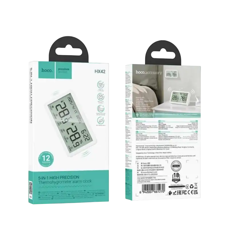 Датчик температуры и влажности Hoco HX42 Белый