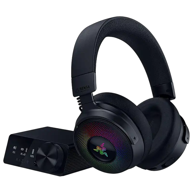 Căști Razer Kraken V4 Pro + Control Hub Negru