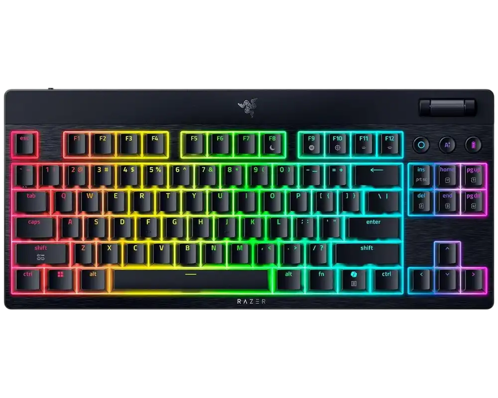 Tastatură Razer BlackWidow V4 Low-Profile Tenkeyless HyperSpeed Mecanic Negru