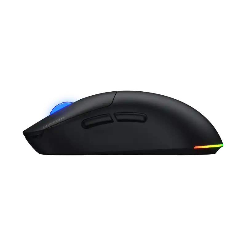 Gaming Mouse HATOR Quasar 3 Cu fir / Fără fir Negru