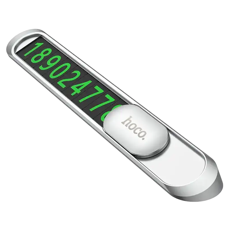 Card de parcare Hoco PH41 Argintiu