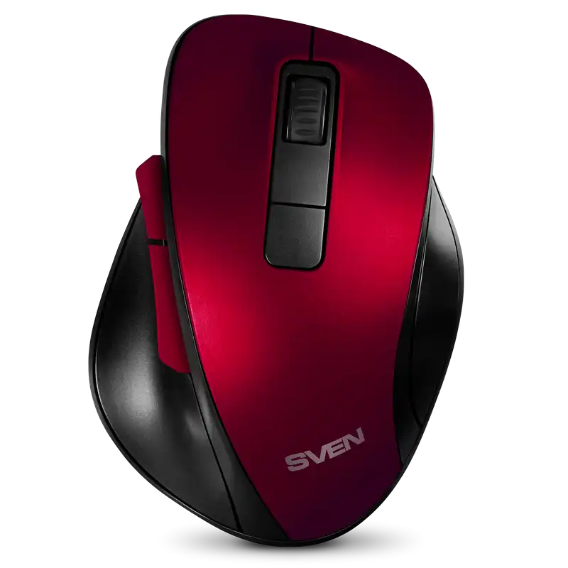 Mouse SVEN RX-525SW Roșu
Optical | 1600 dpi | Fără fir