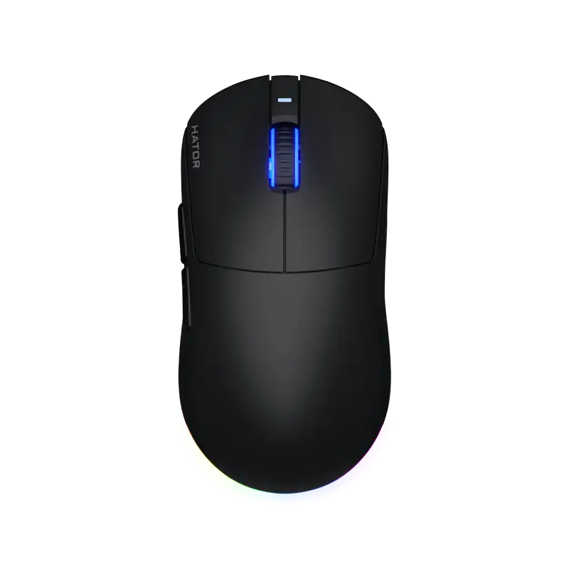 Gaming Mouse HATOR Quasar 3 Cu fir / Fără fir Negru