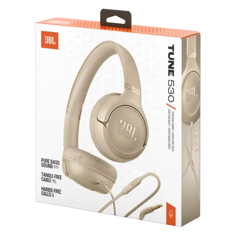 Наушники JBL T530 Бежевый