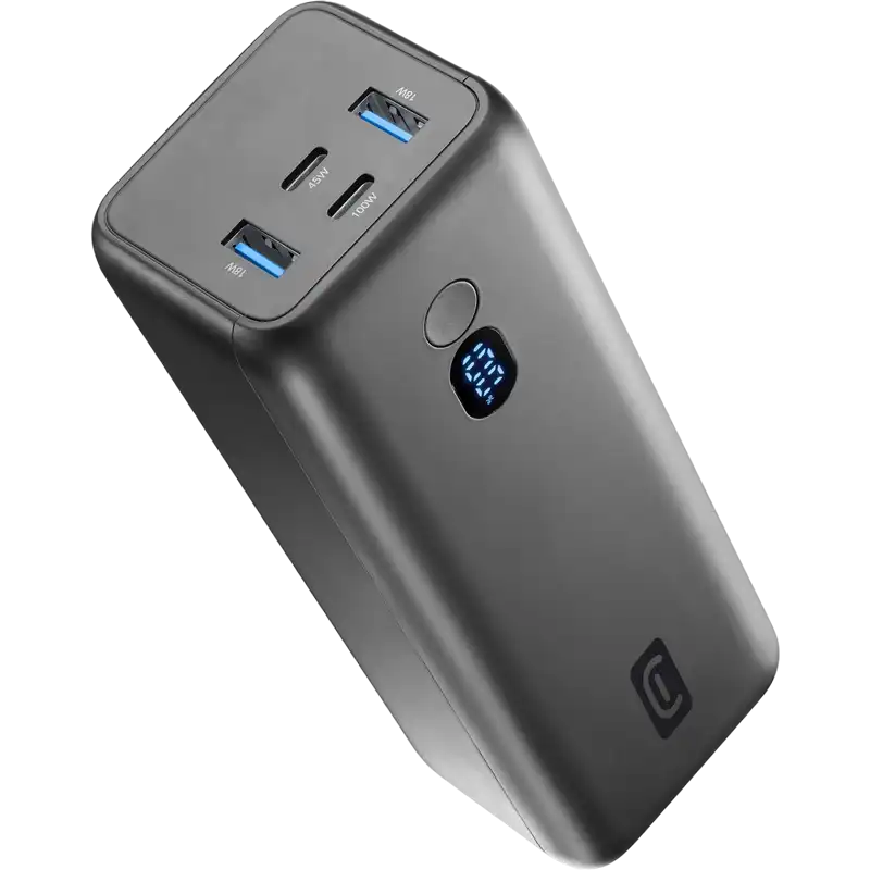 Портативное зарядное устройство Cellularline PD 100W Черный