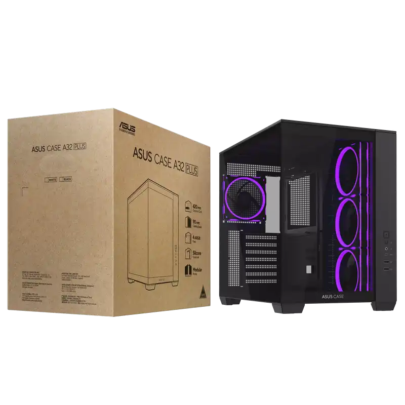 Carcasă PC ASUS A32 Plus Midi-Tower Negru