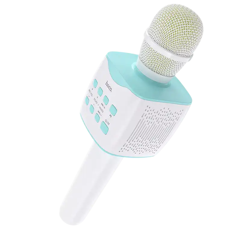 Microfon Karaoke Hoco BK5 Fără fir Albastru