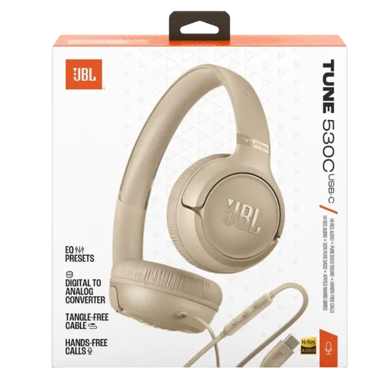 Căști JBL T530C Bej