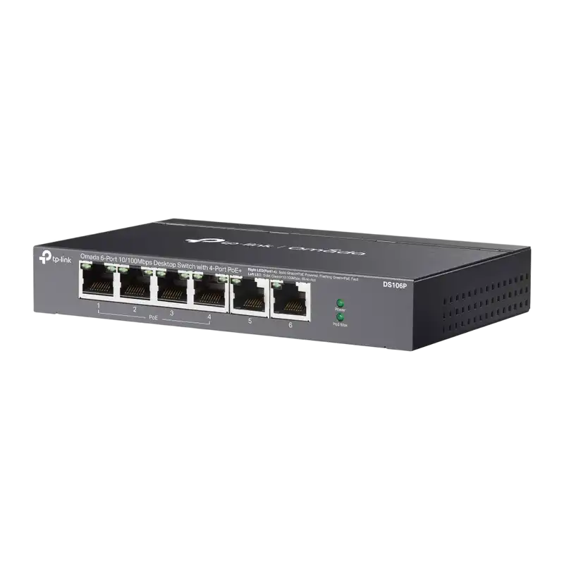 Switch de rețea TP-LINK DS106P Negru