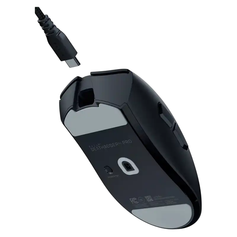 Gaming Mouse Razer DeathAdder V4 Pro Cu fir / Fără fir Negru