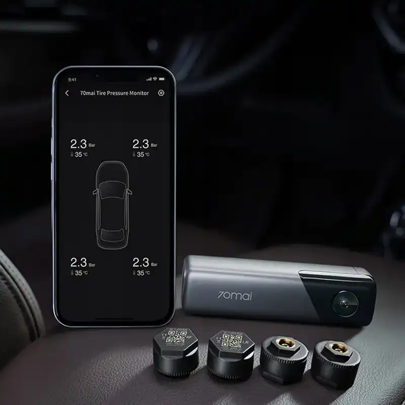 Видеорегистратор переднего вида 70mai M500 + Midrive T04 Черный