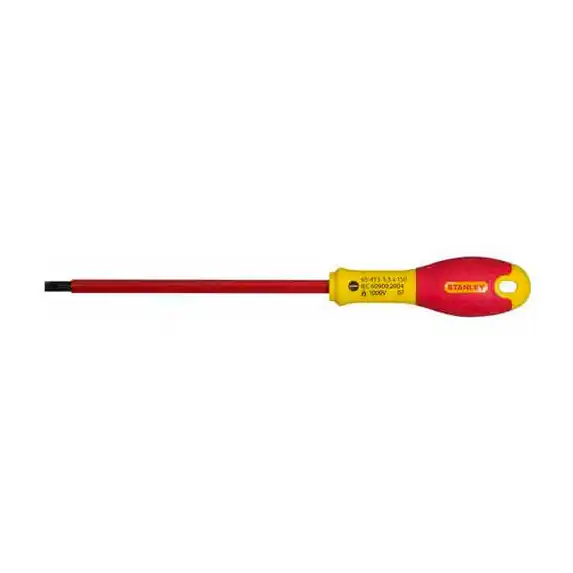 Отвертка Stanley Fatmax SL 3,5х75мм VDE 1000V 0-65-411