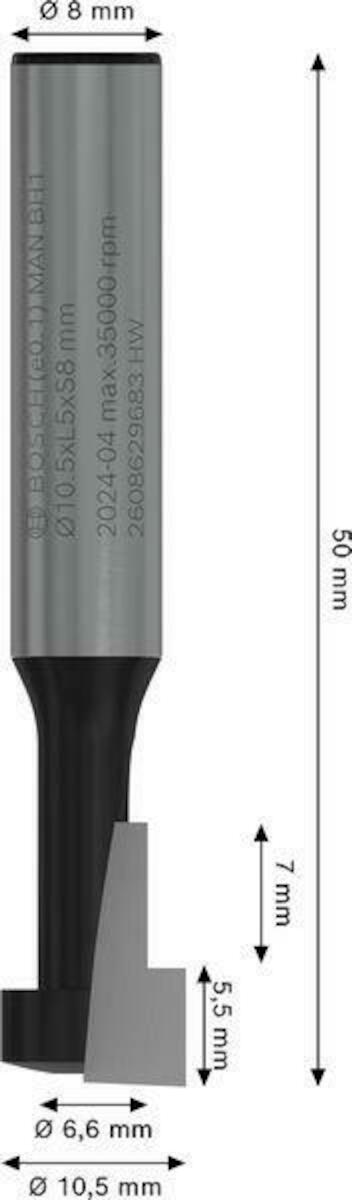 BOSCH Keyhole Bit M6 (2608629683)