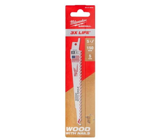 Milwaukee 150 мм x 5 TPI