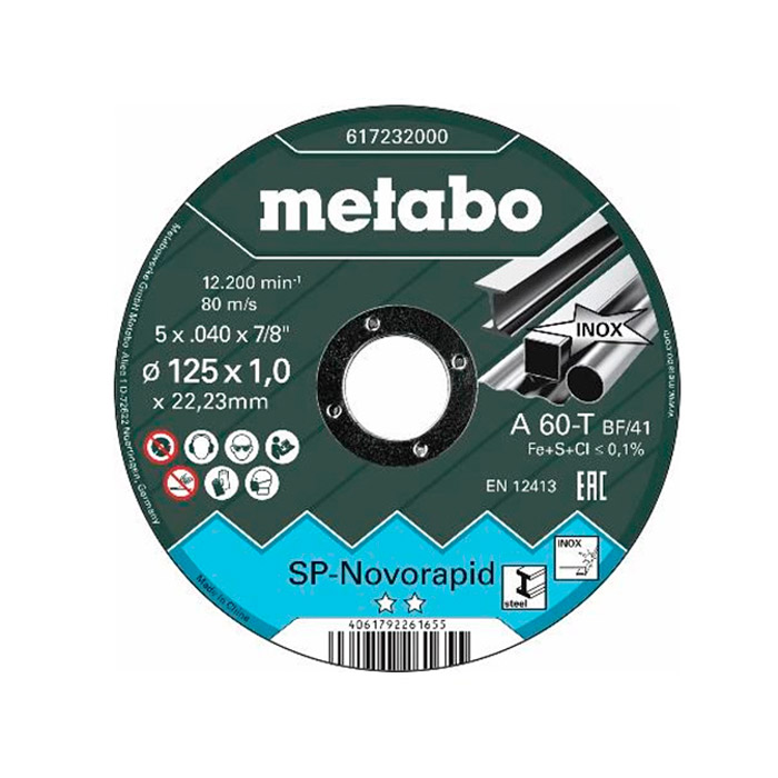 Cumpara  Discuri abrazive - Metabo Novorapid 125x1,0x22 SP (617232000)..