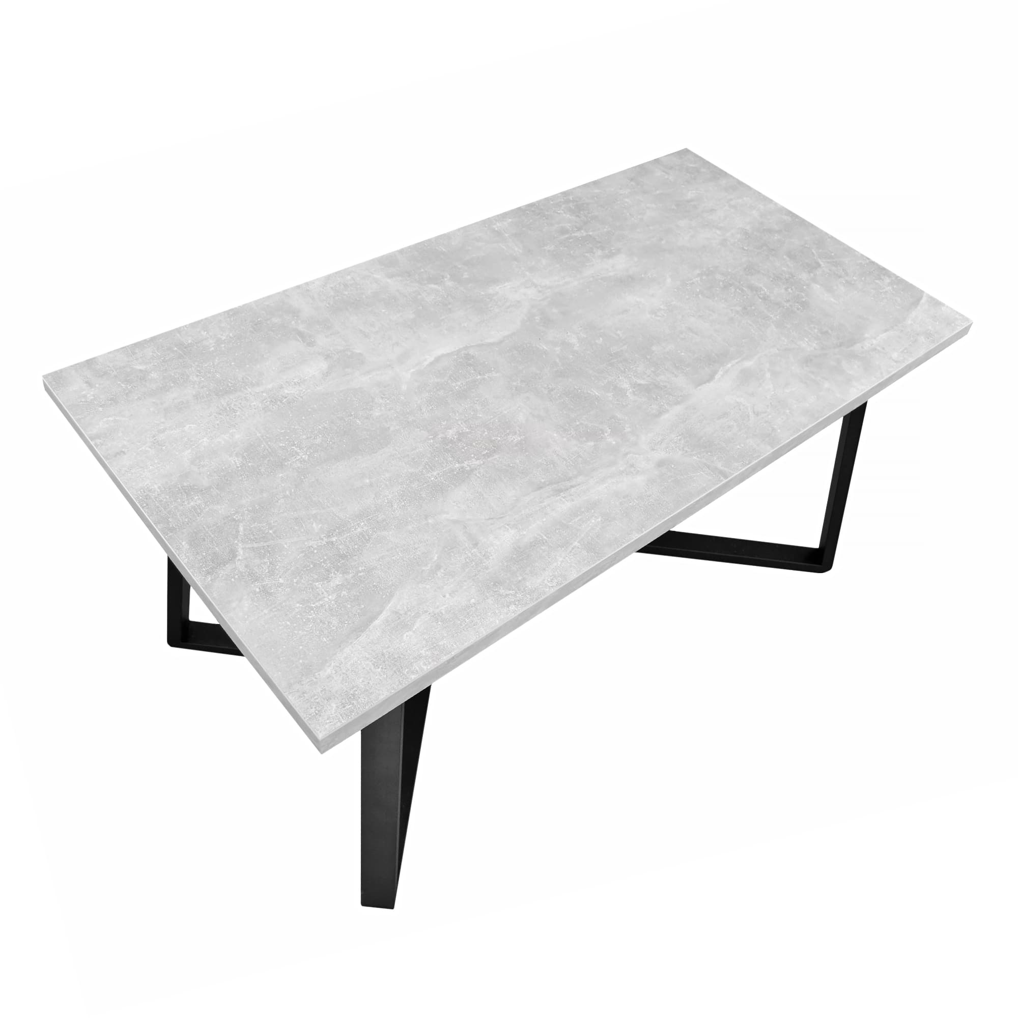 Masă FRIDA Beton+Black Legs 150×80