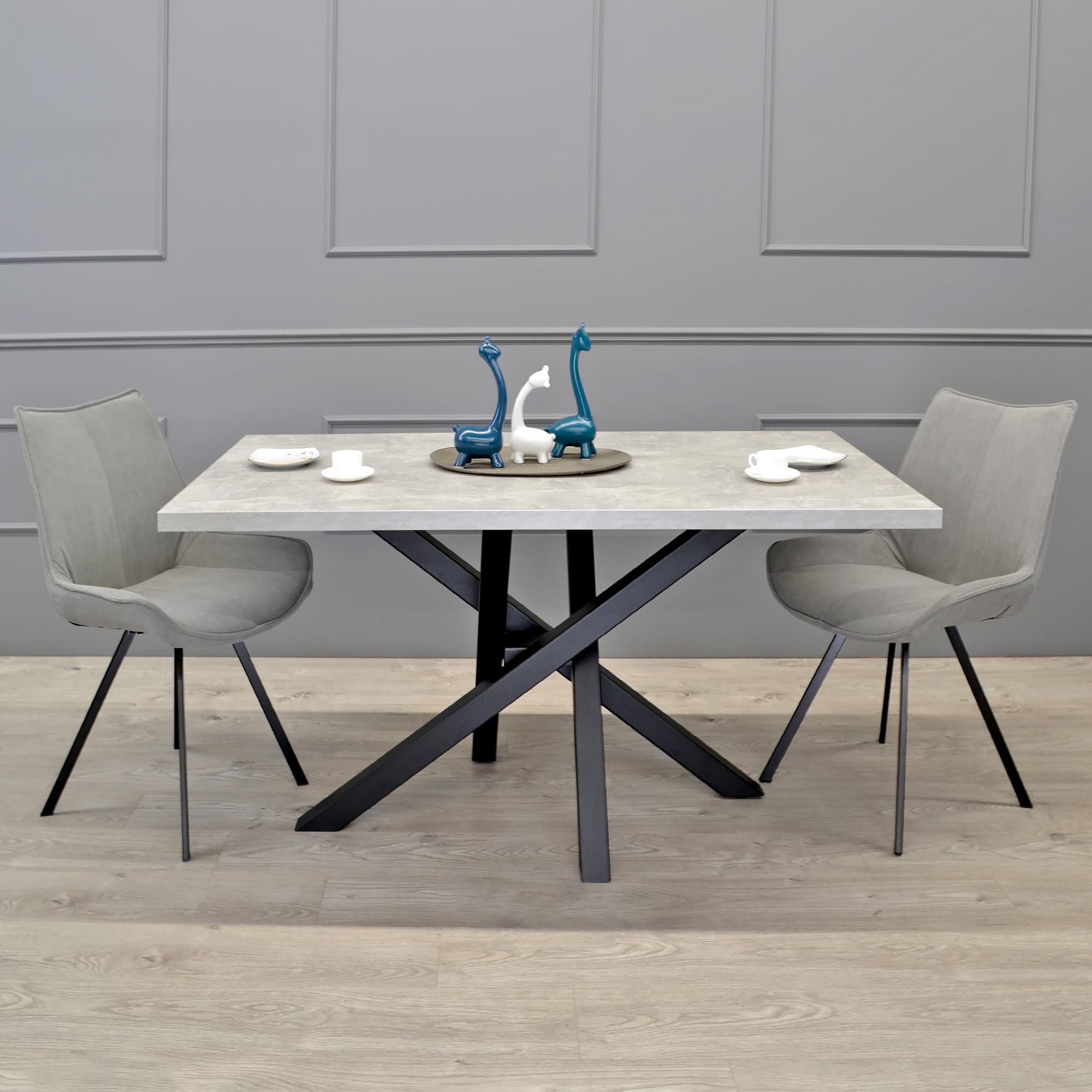 Masă Dakota Beton 150×80