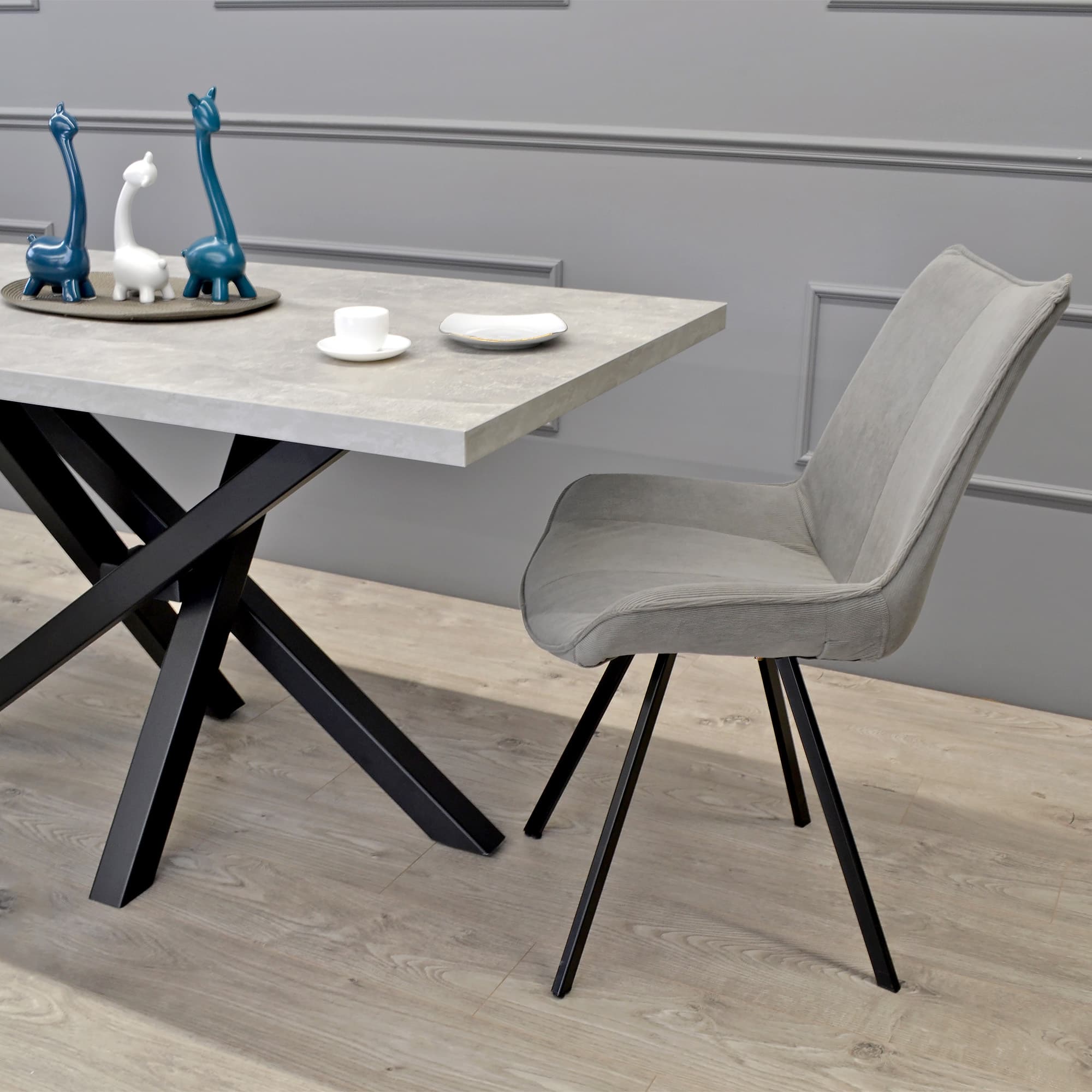 Masă Dakota Beton 150×80
