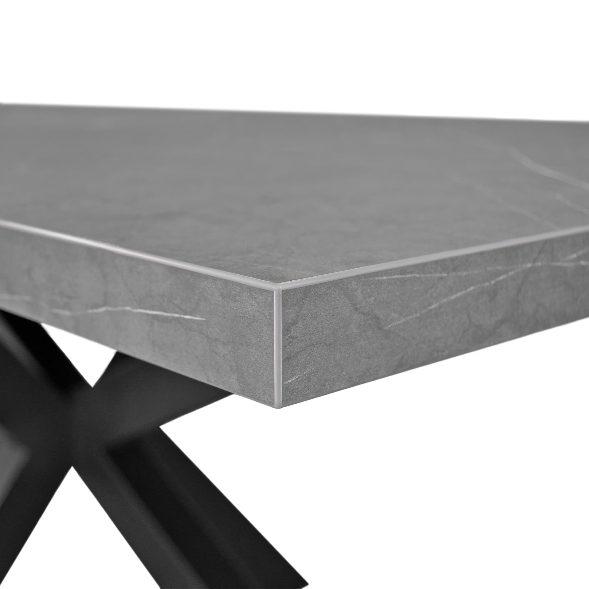Masă VESTA Marmură Neagră 180×90