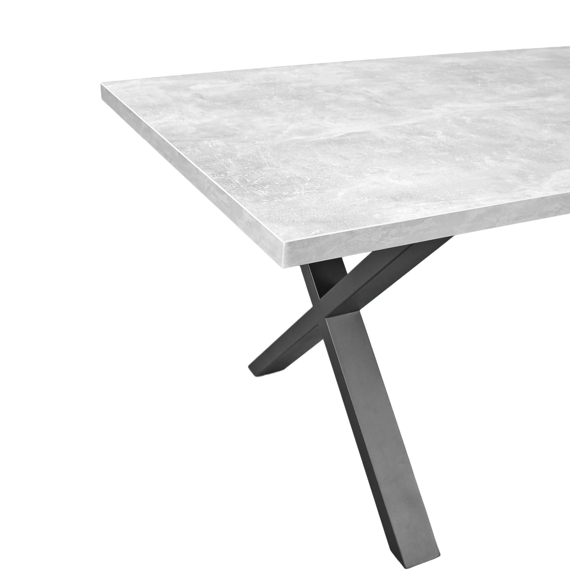 Masă X-BEN Beton 180×90