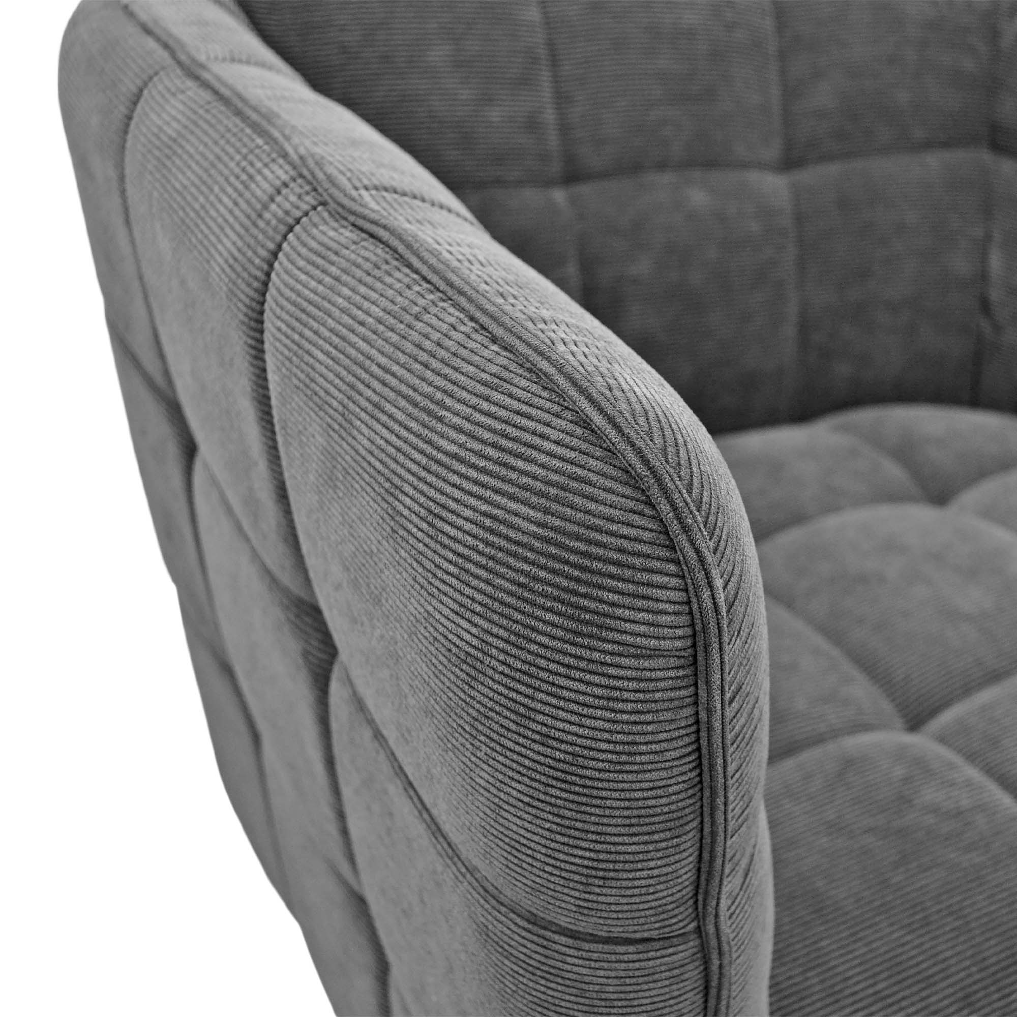 Fotoliu W310g Velvet Dark Grey