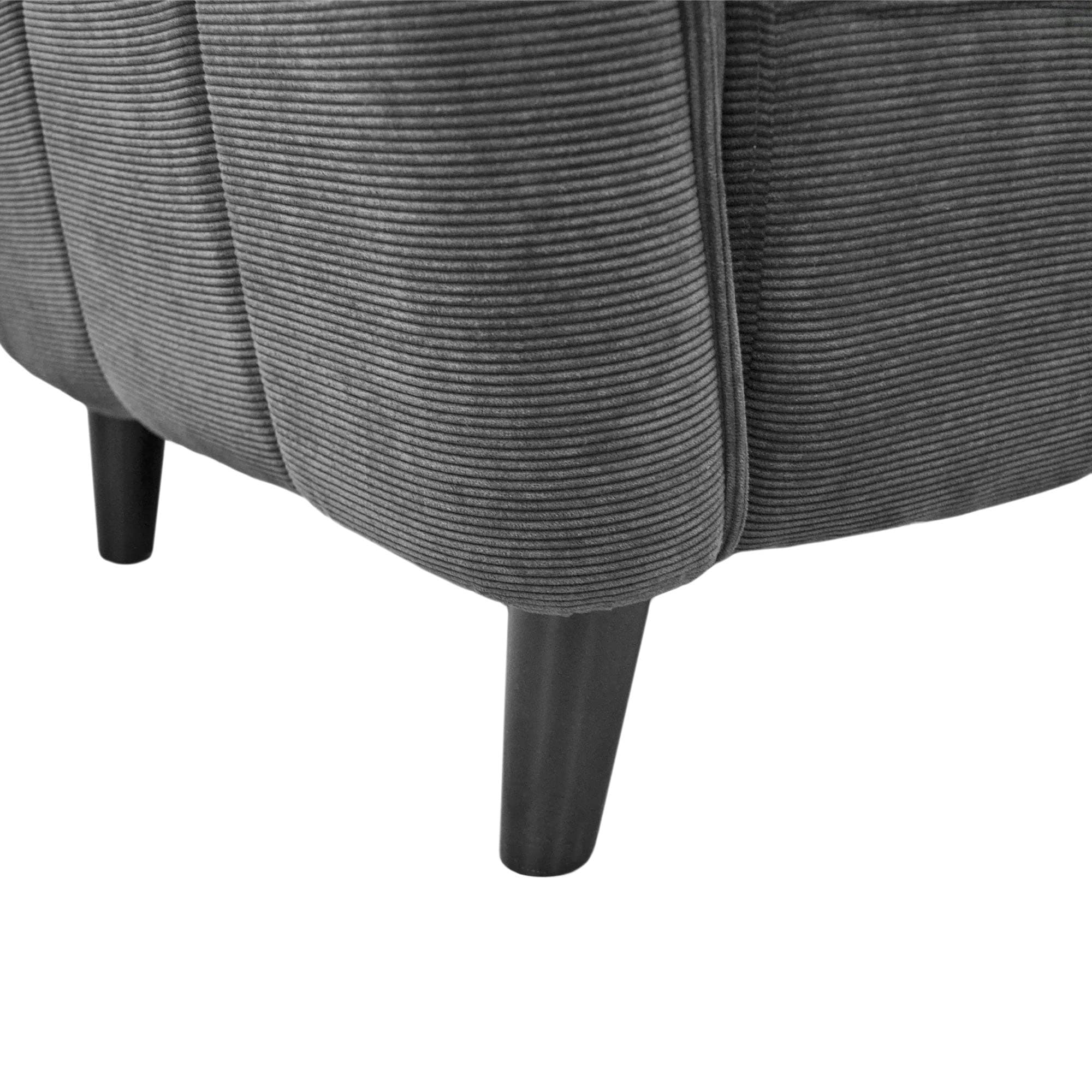 Fotoliu W310g Velvet Dark Grey