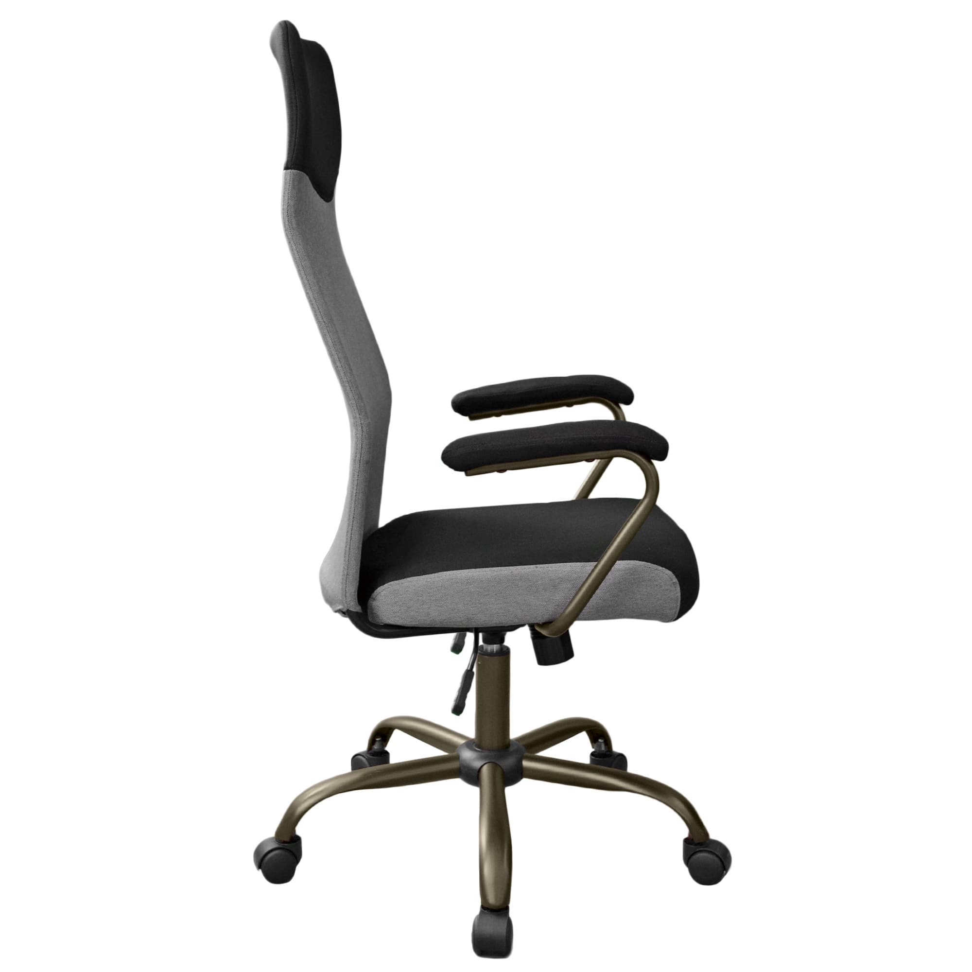 Fotoliu Birou F-6310~Grey Black