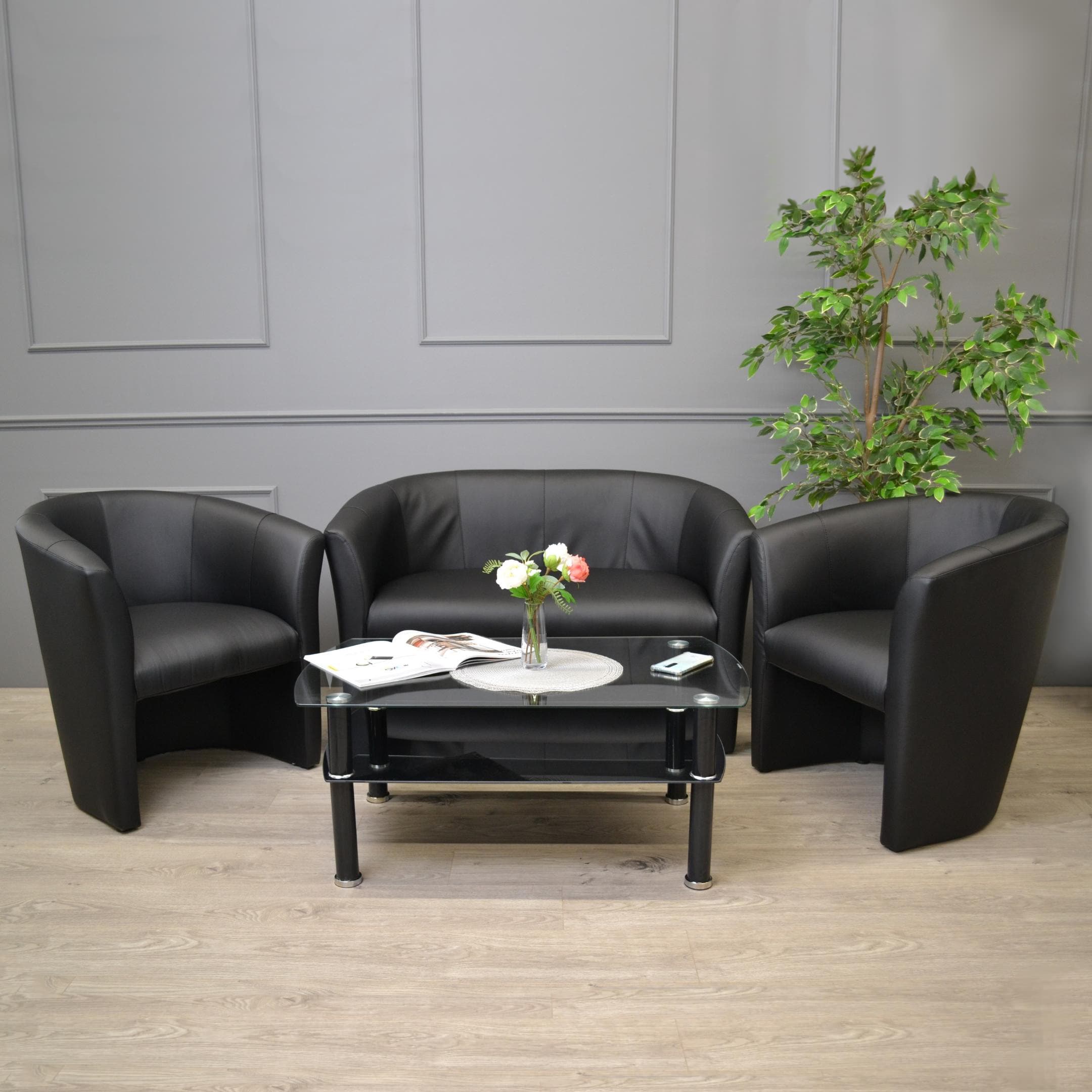 Canapea Club Duo Eco 30 Black