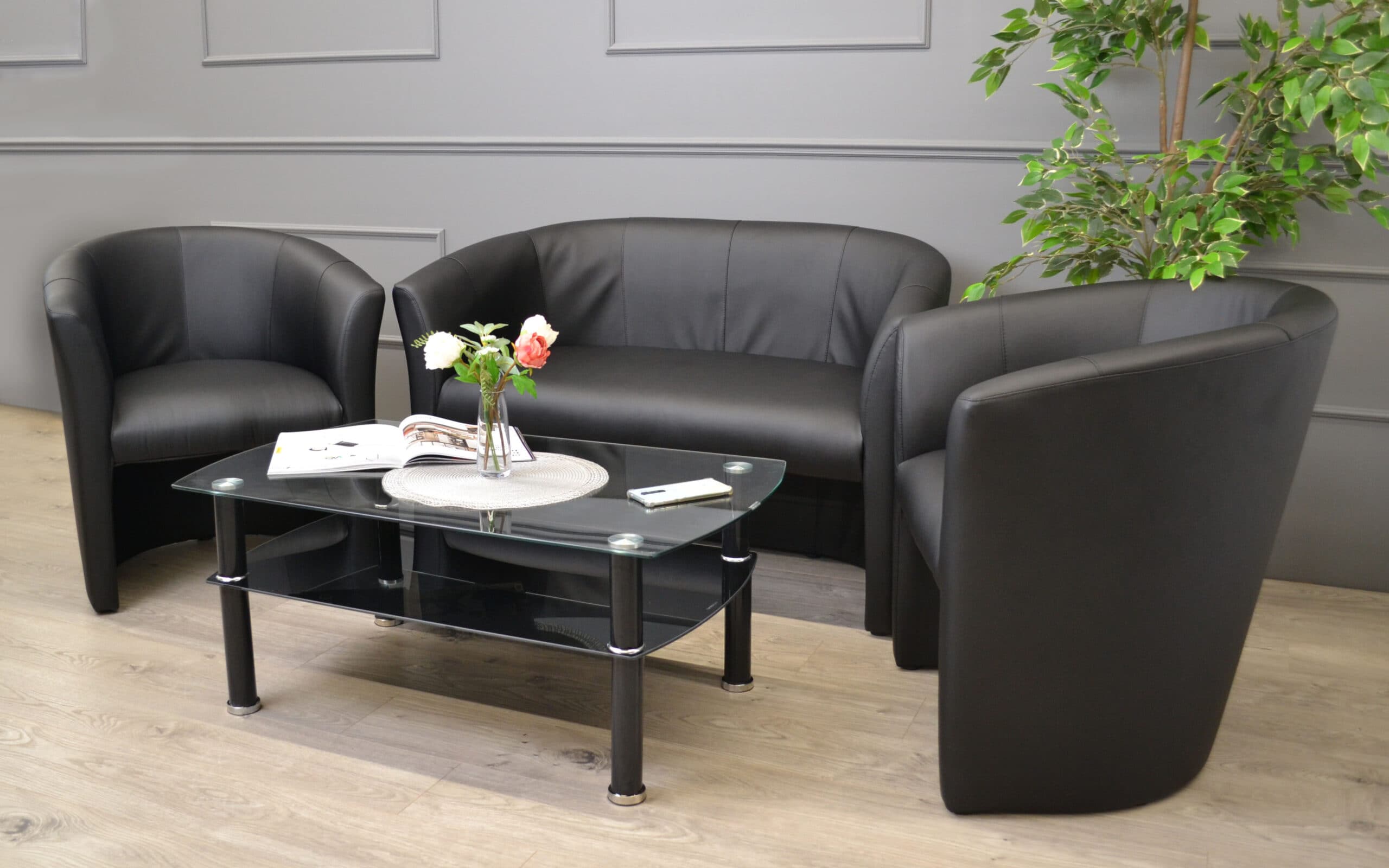 Canapea Club Duo Eco 30 Black