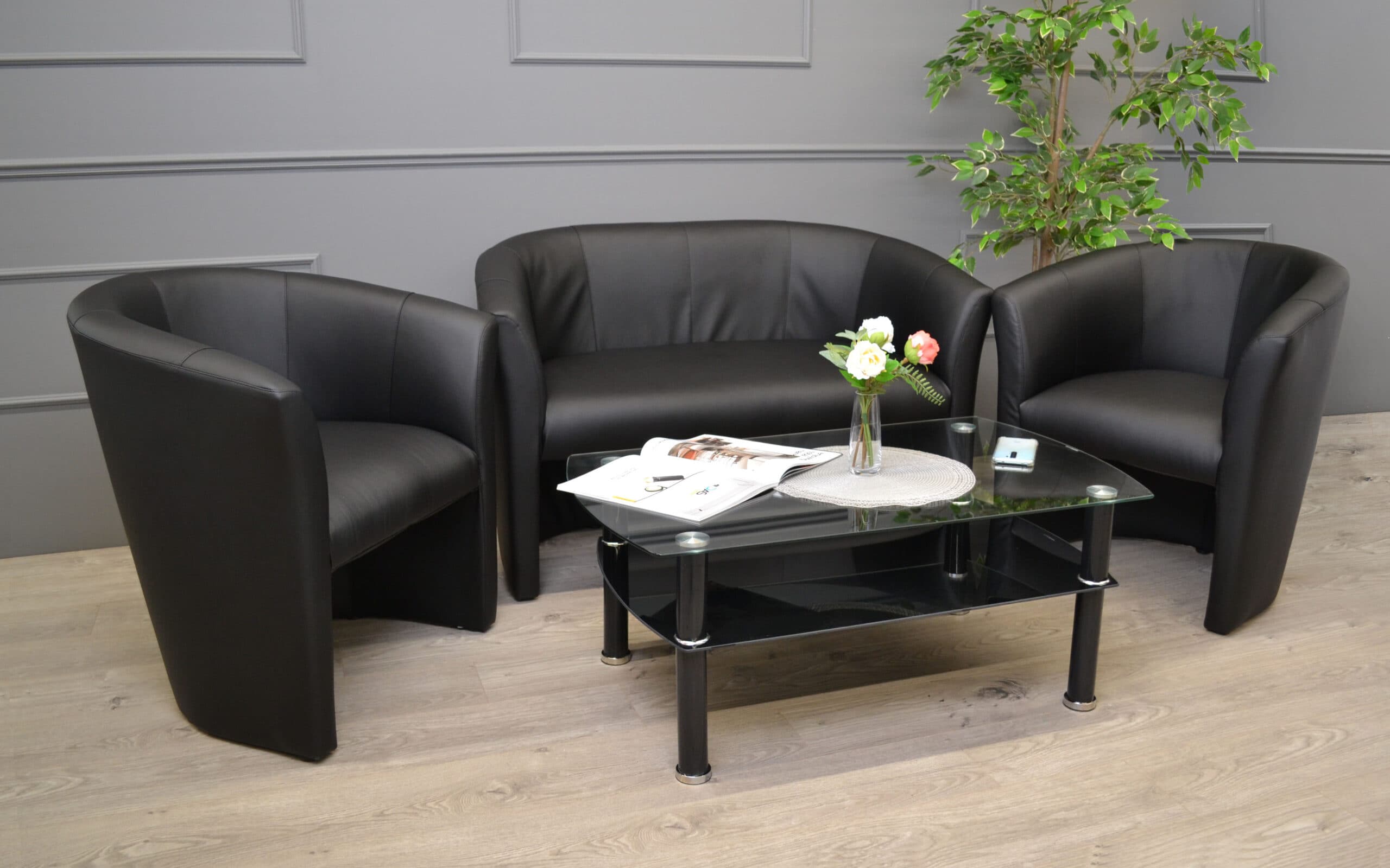 Canapea Club Duo Eco 30 Black