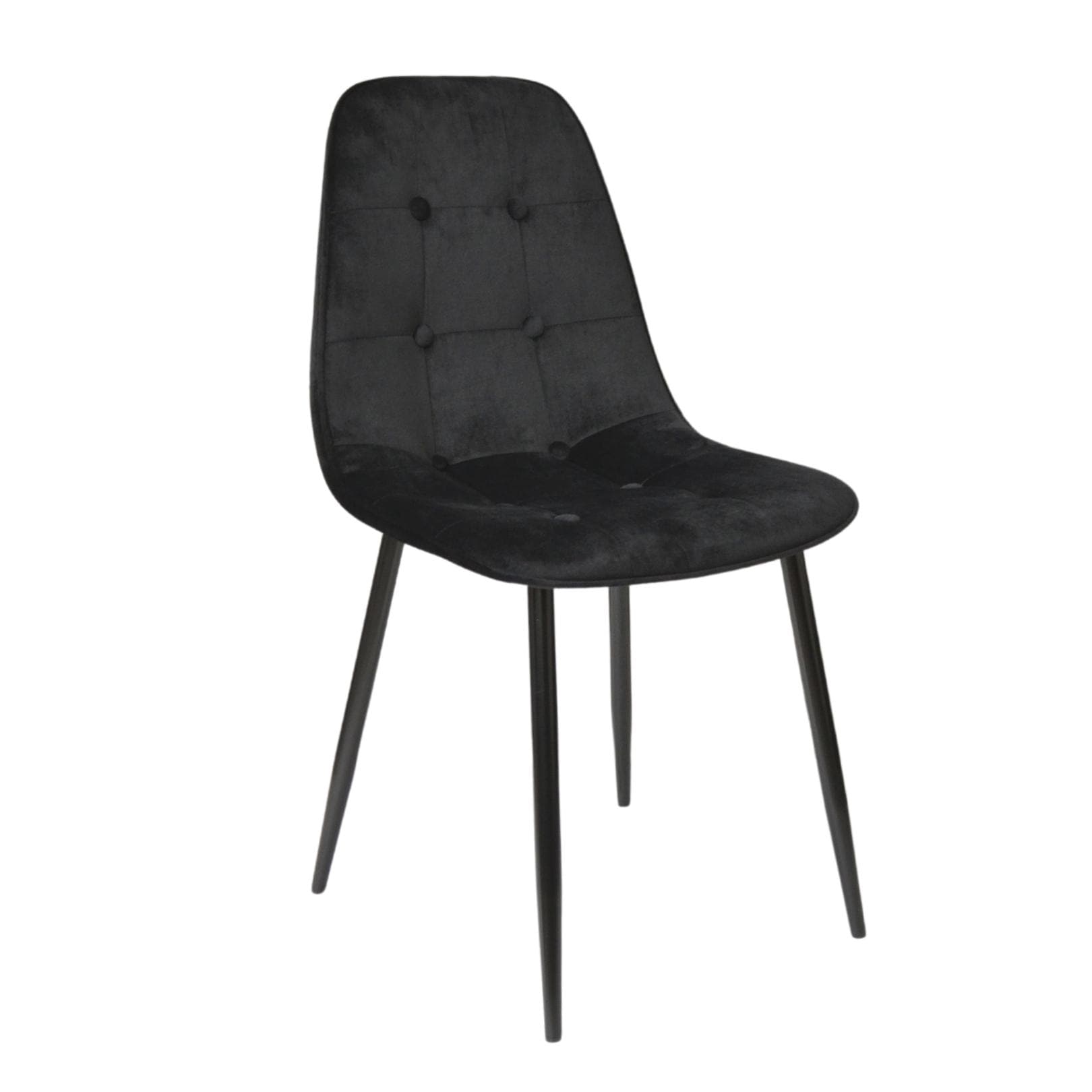 Cumpara  Mobilier - Scaun M-01-3 (Hlr-66) Catifea Black+Black Leg..