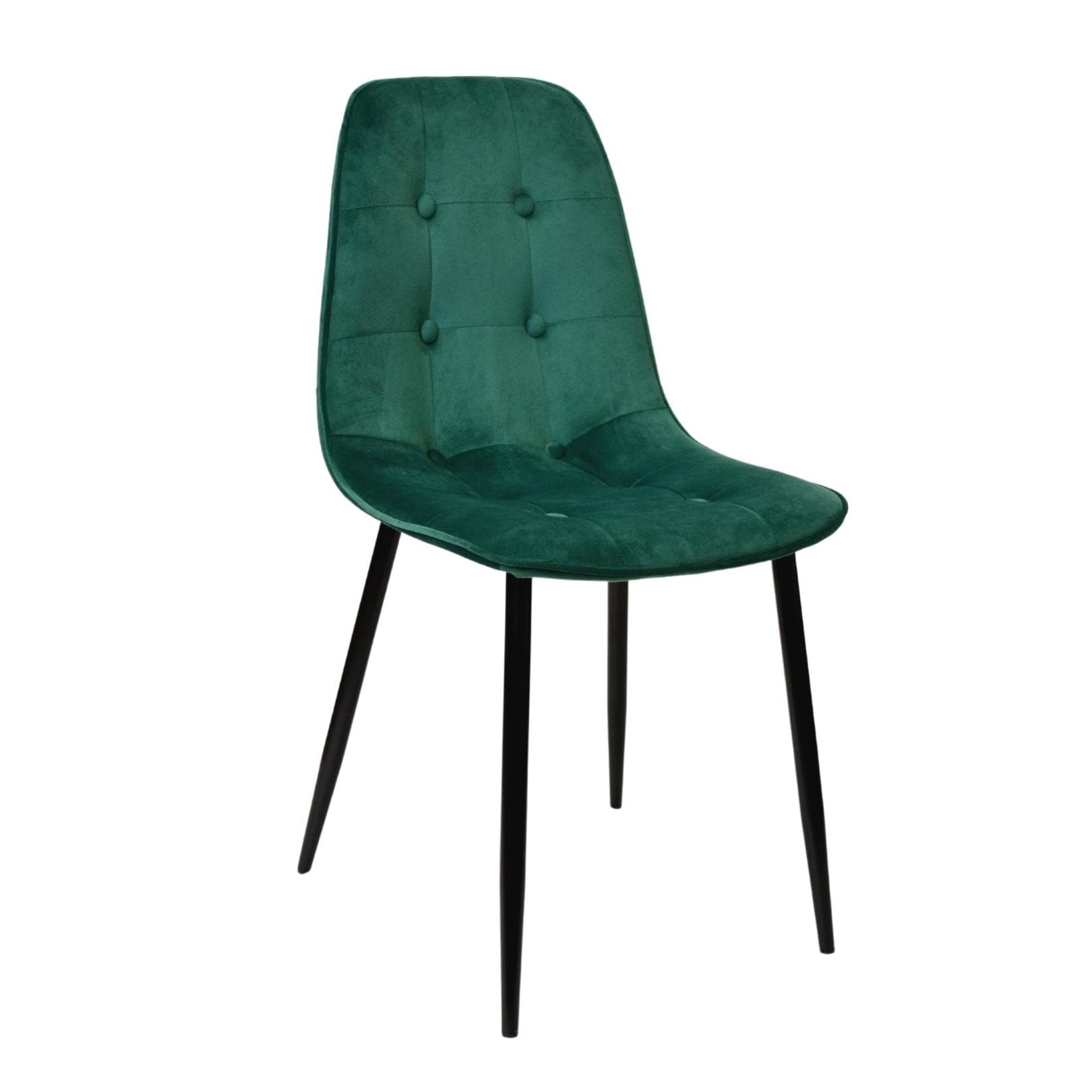 Scaun M-01-3 (Hlr-56) Catifea Green+Black Leg..