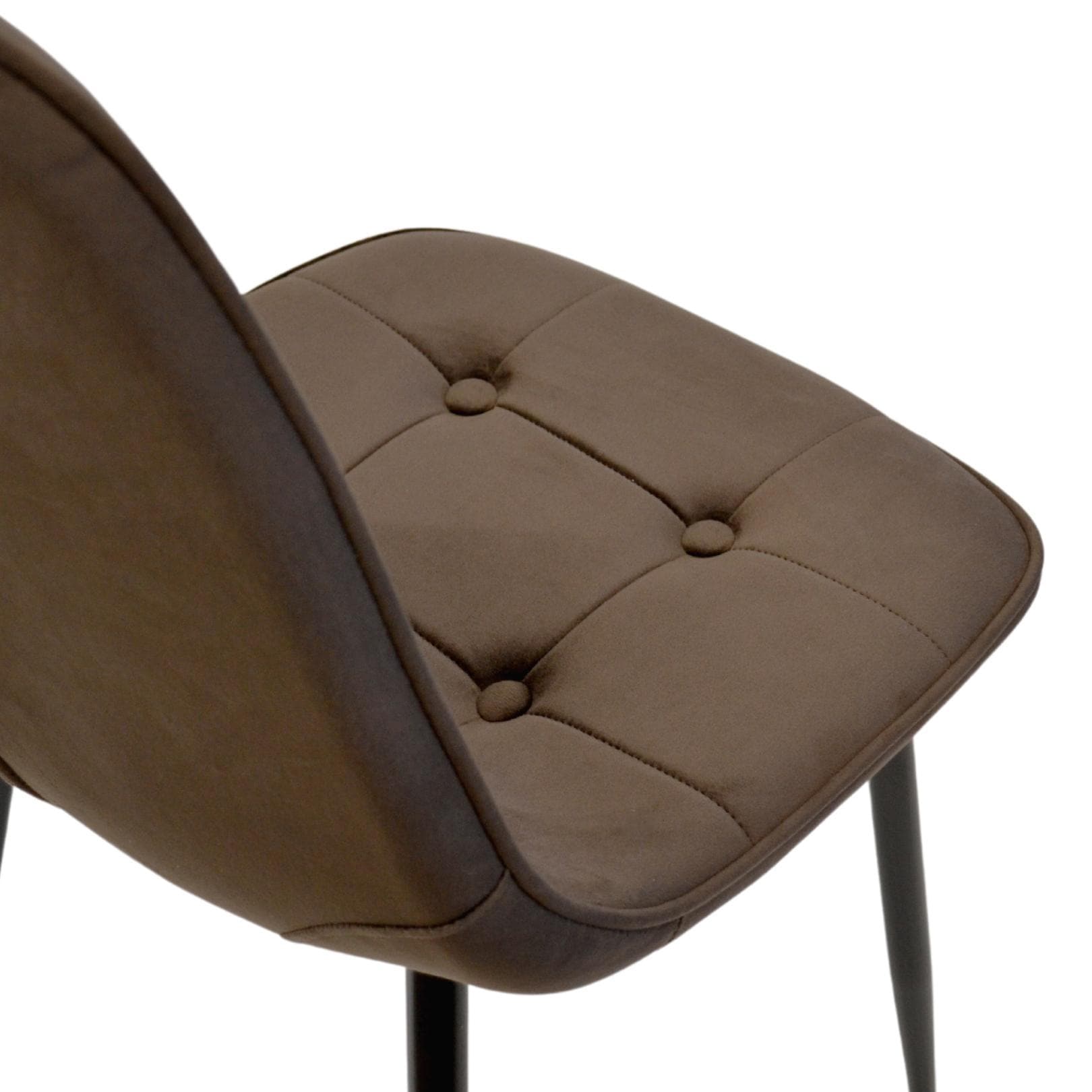 Scaun M-01-3 (Hlr-49) Catifea Brown+Black Legs