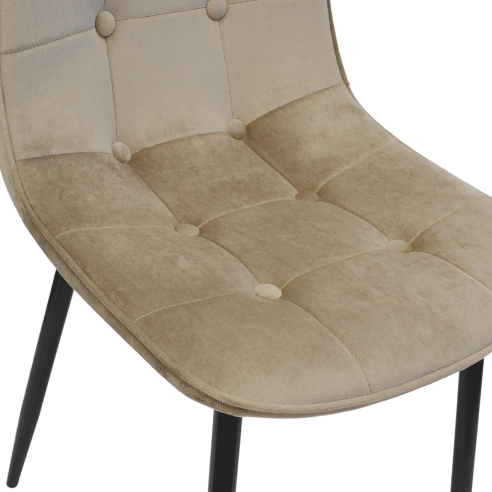 Scaun M-01-3 (Hlr-9) Catifea Cappucino+Black Legs