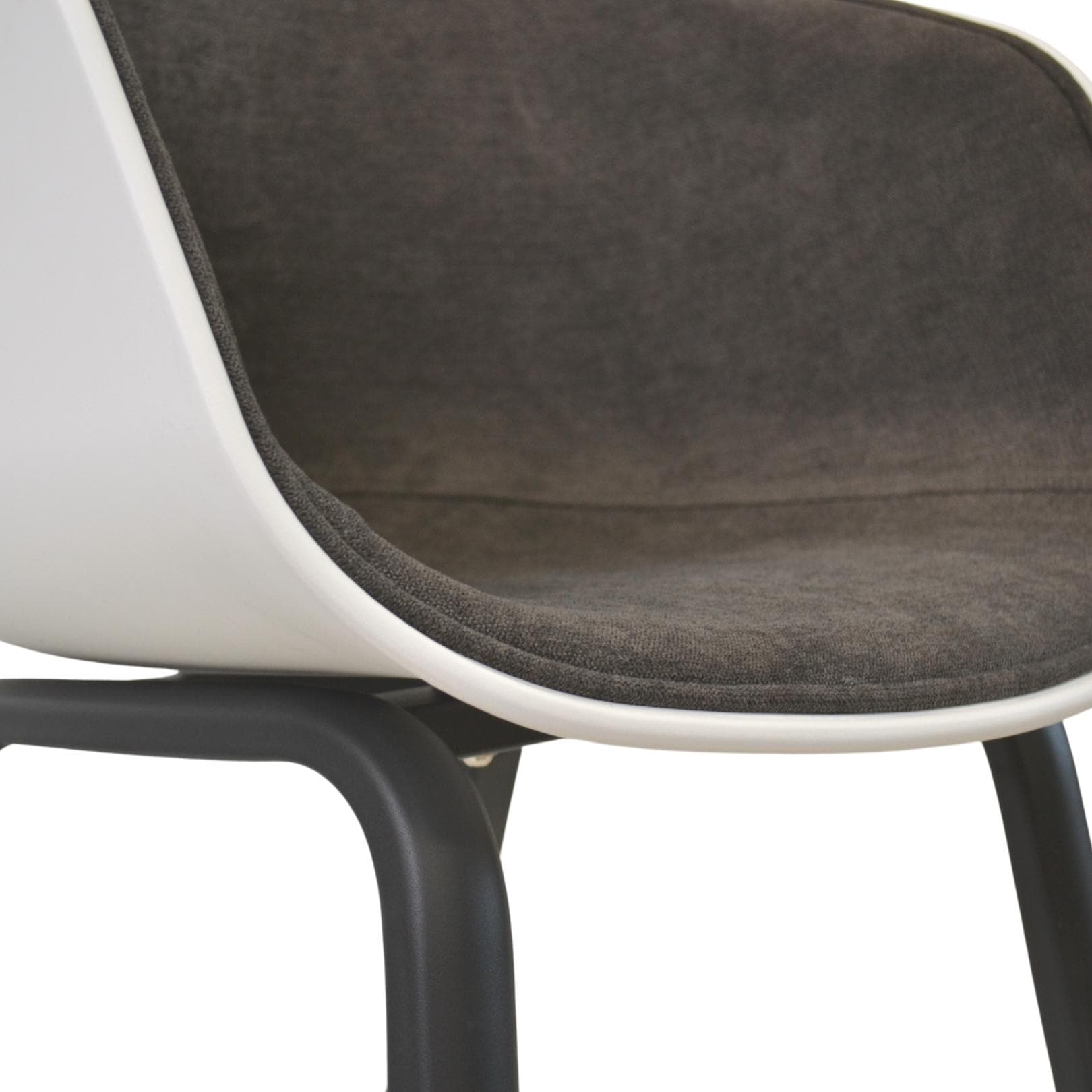Scaun Cortez-F White-Grey/Black Legs