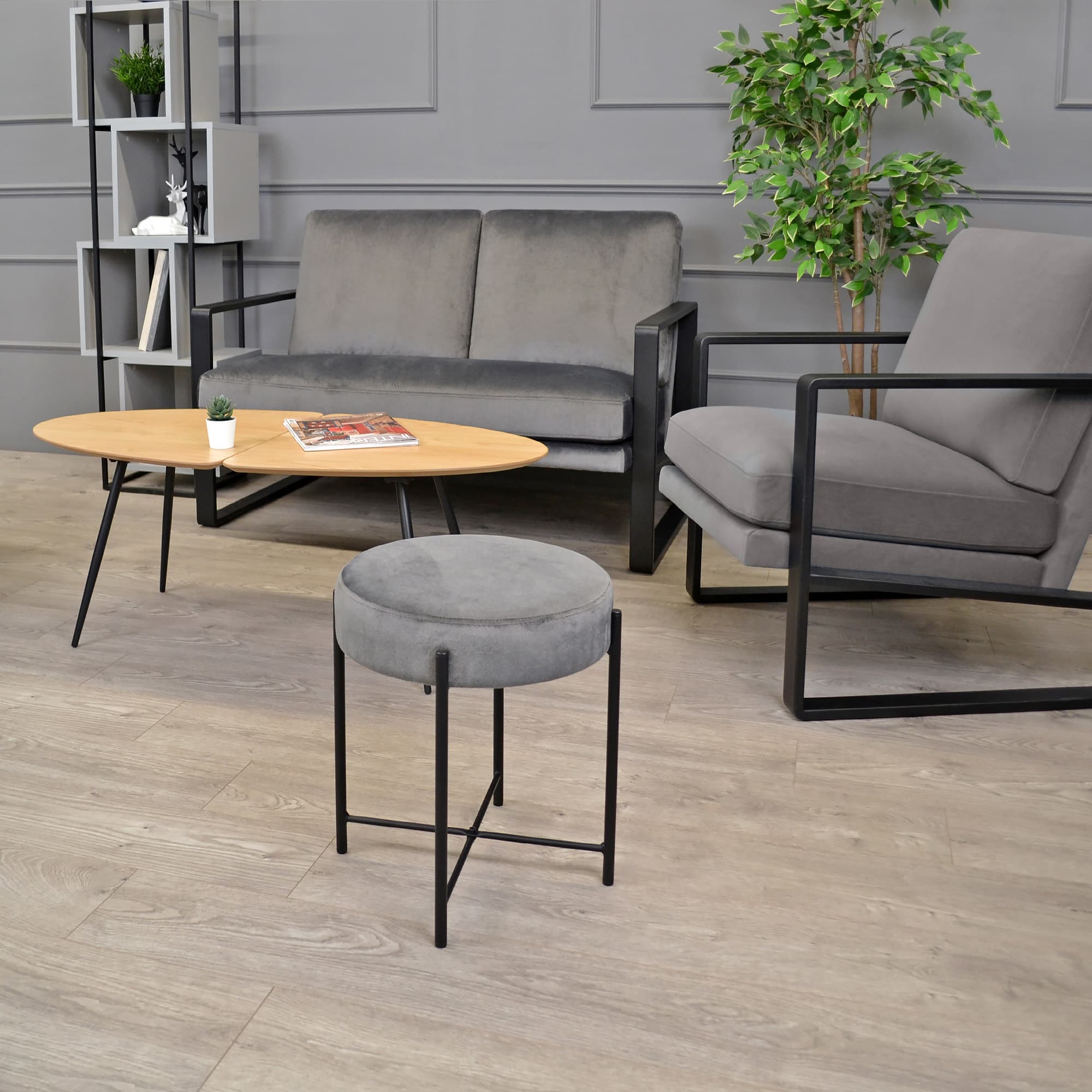 Taburet Taco Grey