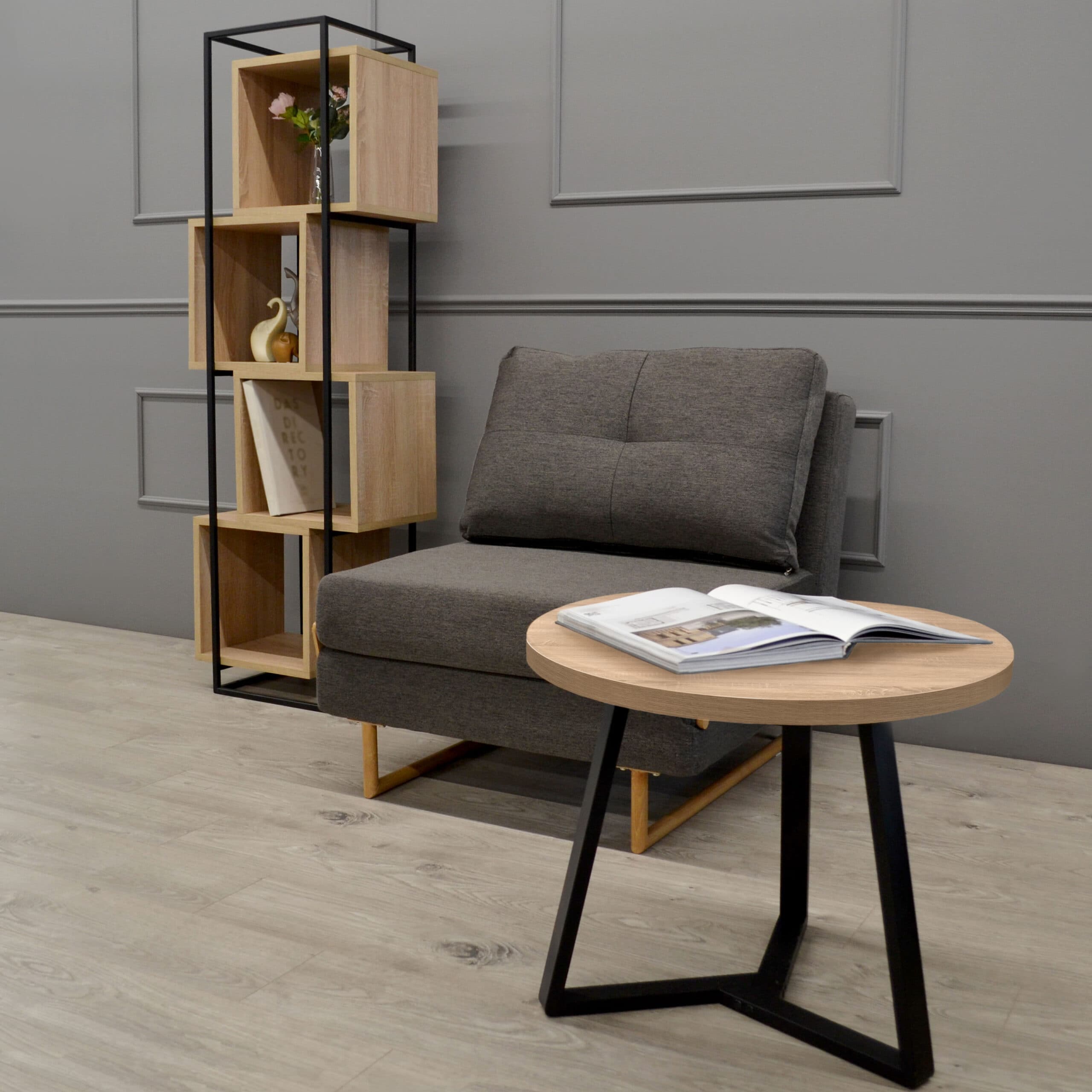 Fotoliu Extensibil Lm-105 (80 Cm) Dark Grey