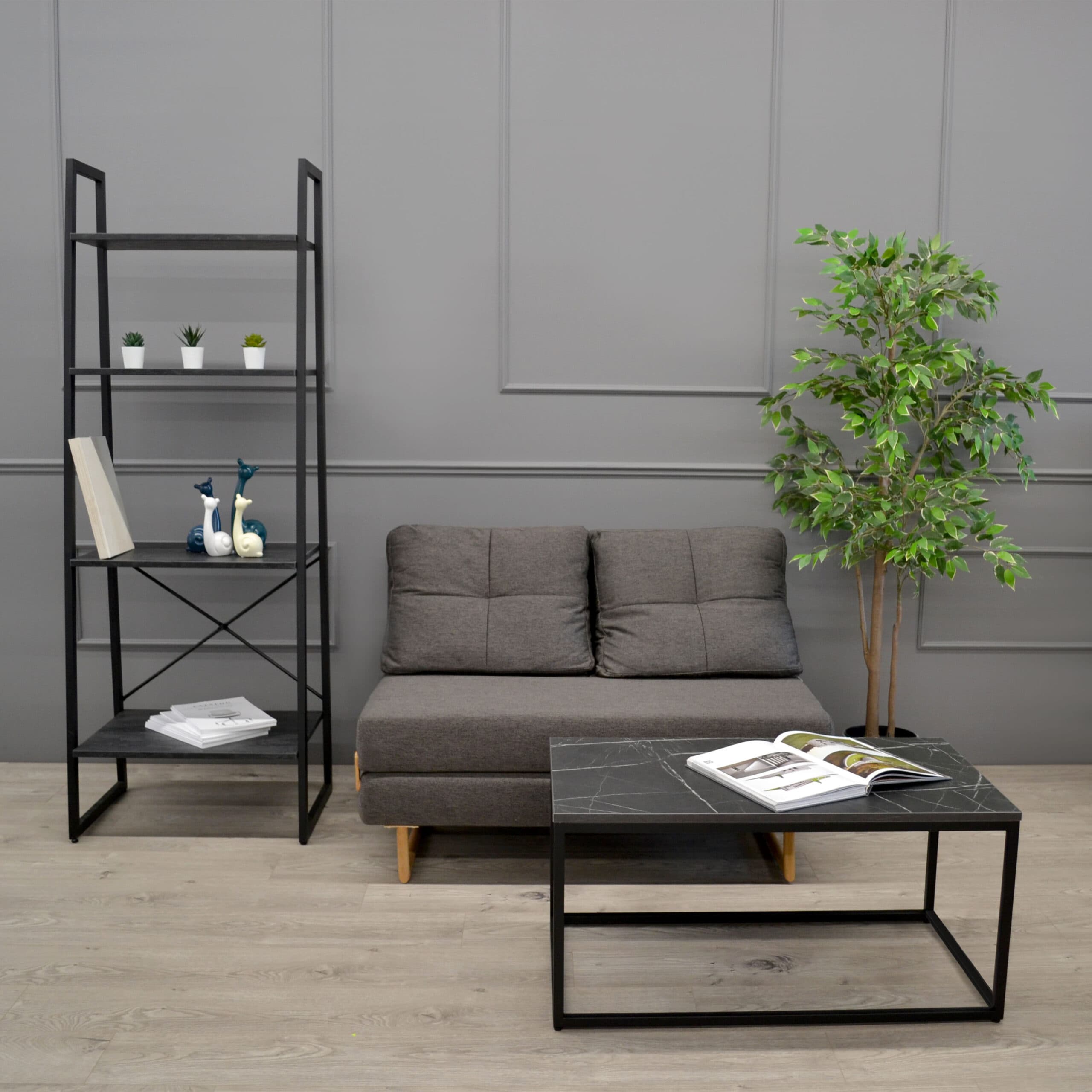 Canapea Extensibilă Lm-105 (120 Cm) Dark Grey