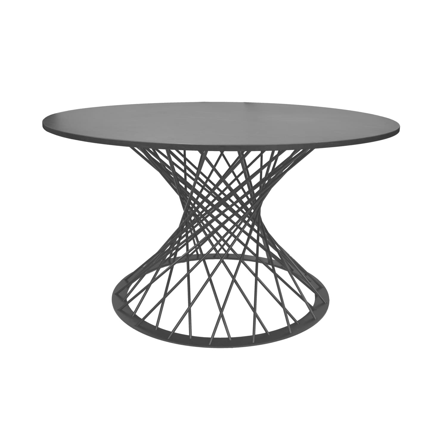 Masă SAFIRA Marmură Neagră+Black Leg Ø130