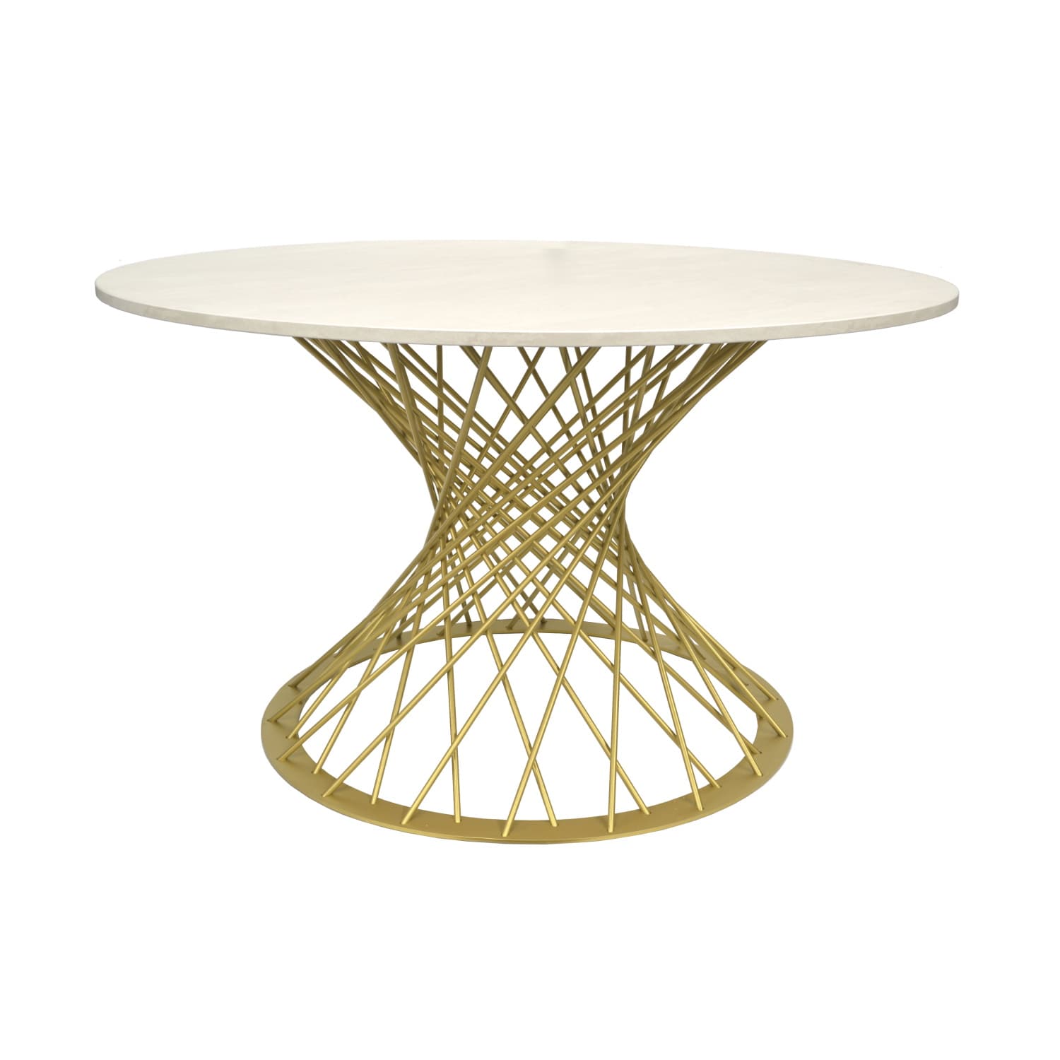 Cumpara  Mobilier pentru bucătărie - Masă SAFIRA Mătase Golden Legs Ø130..
